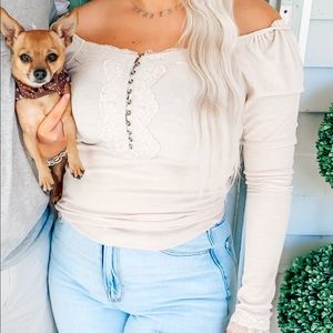 off the shoulder blouse